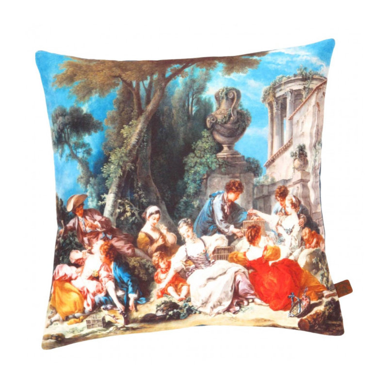 Pasargad velvet Throw Pillow 16'' X 16"