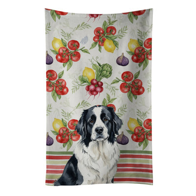 Landseer Newfoundland Vegetables Kitchen Towel