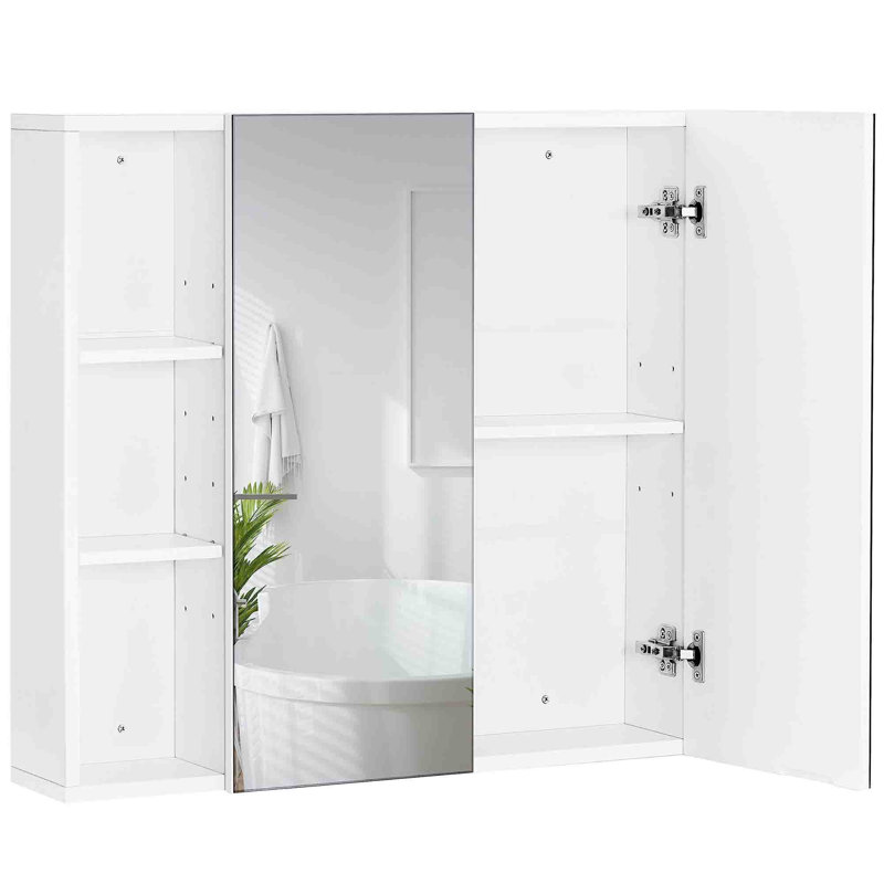 700mm W 650mm H Wall Mounted Required Medicine Cabinet Mirror