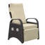 Chaise de patio inclinable d'extérieur avec coussin sahiba-86880748