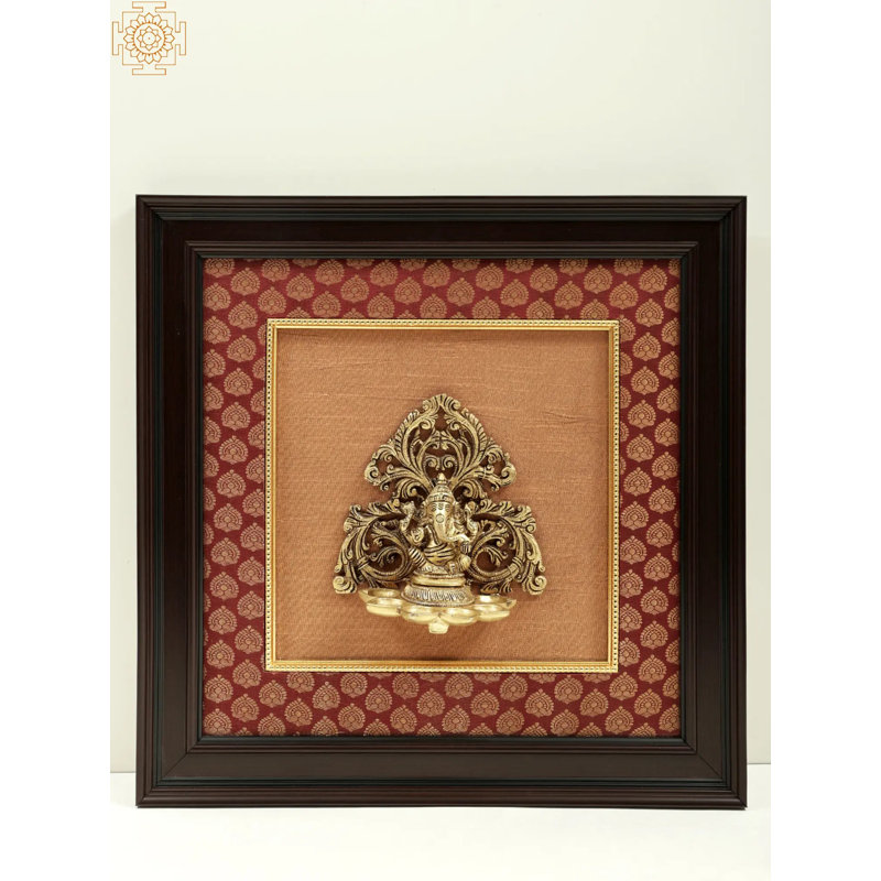 Décoration murale encadrée Ganesha Wicks