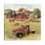 Barns And Old Truck - Wrapped Canvas Print-299583100