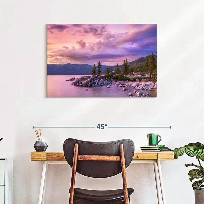 Alvord Sand Harbor Lake Tahoe, 24" H x 36" W