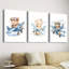 3 Piece Wrapped Canvas Wall Art-1838042913
