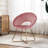 Focht 20" Wide Velvet Barrel Armchair with Open Back and Gold Metal Legs-438874838