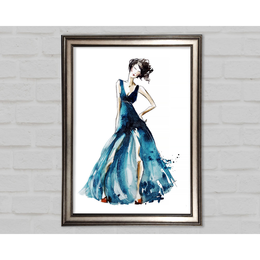 Cloverly Ballkleid Envy Gerahmter Druck Wandkunst