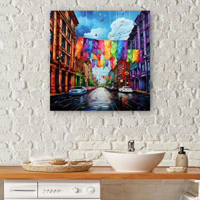 «Colorful Laundry Laundry In City I», art mural «Laundry»