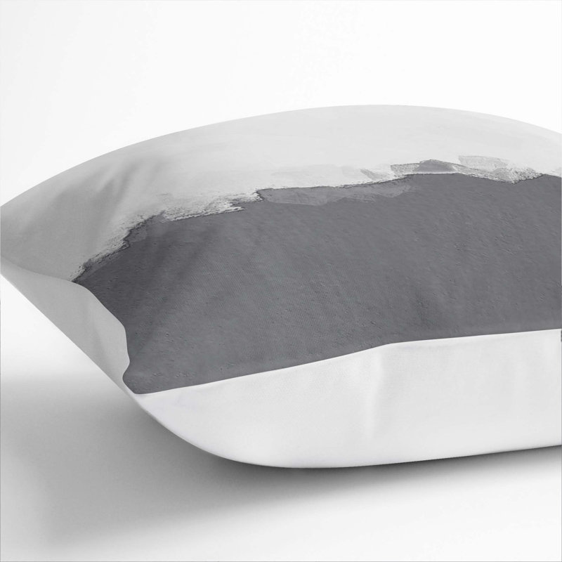 Square Throw Cushion, 55cm H x 55cm W x 20cm D, White