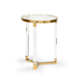 Moravian Glass End Table