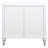 Franson 2-Door Mandala Accent Cabinet Distressed White