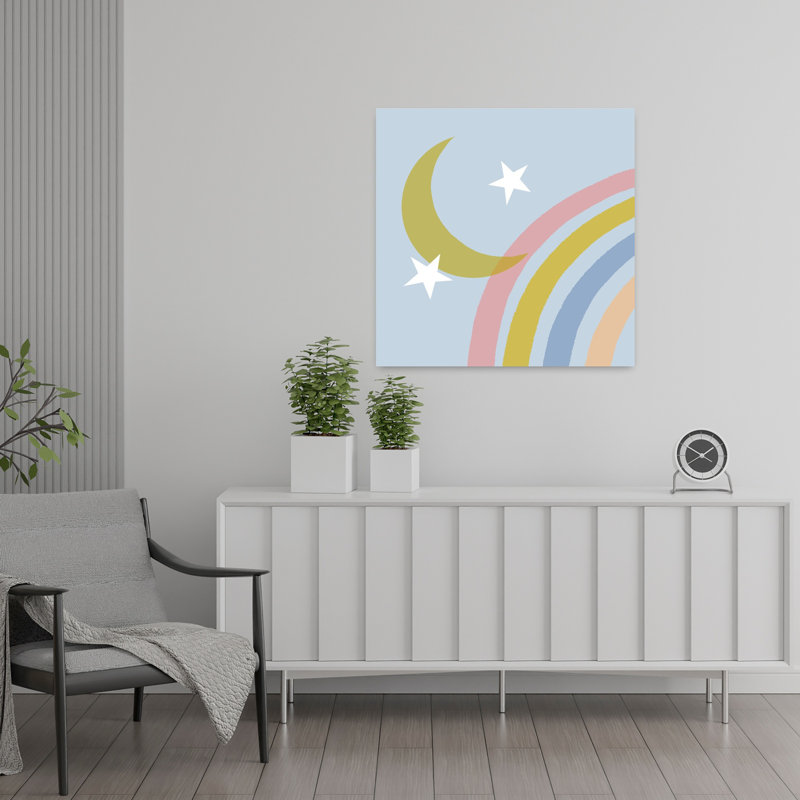 Doux rêves, paysage contemporain, art naturel, H 24 po x l 24 po