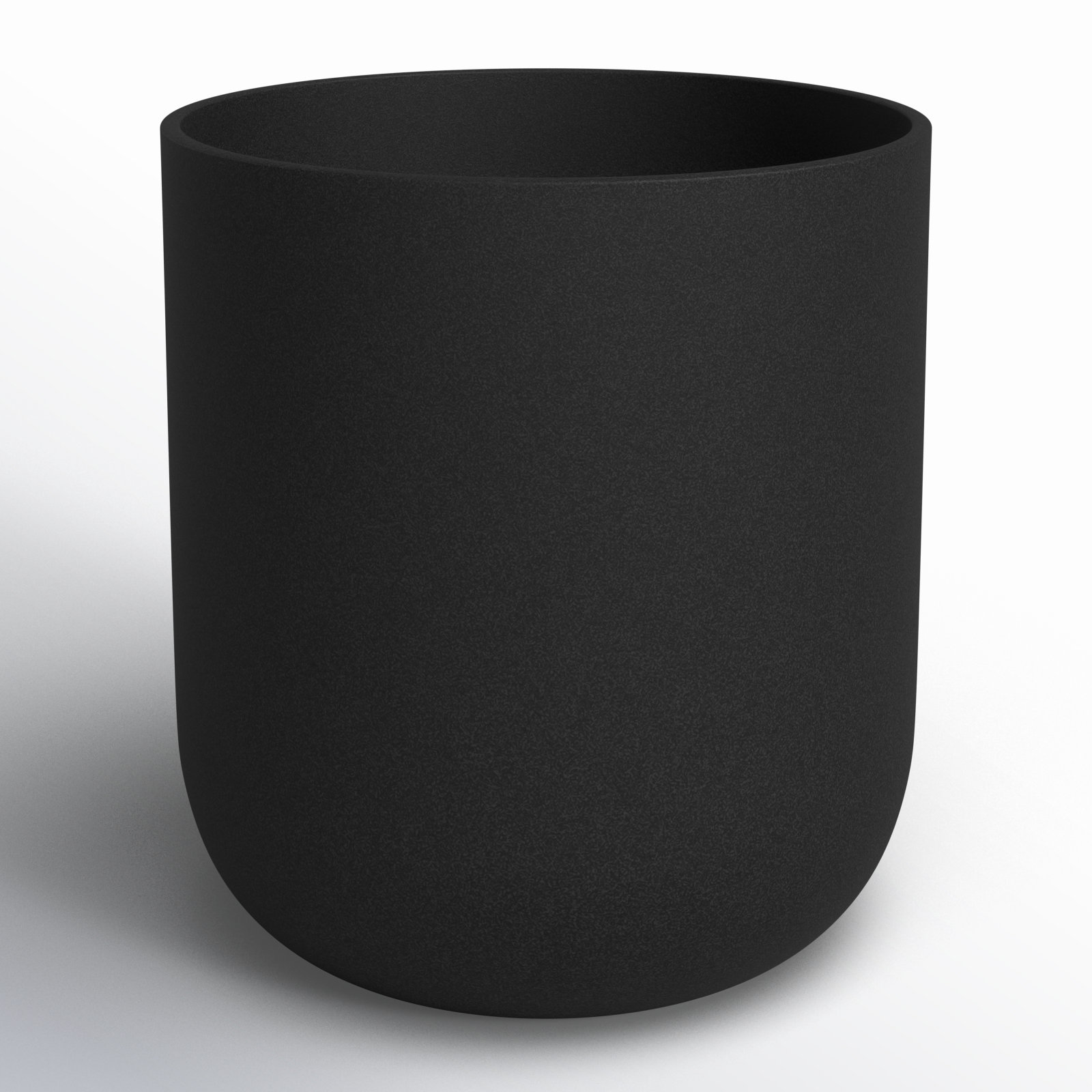 Mason Series Kona Planter, 1, Black, 10.25" H x 10" W x 10" D
