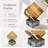 7.48'' H Modern Geometric Crystal Tabletop Sculpture