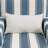 Classic Upholstered Armchair with Nailhead Trim and Solid Wood -710548129