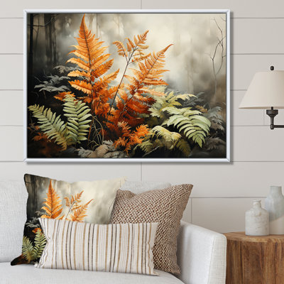 Ferns Amber Reflections - Print