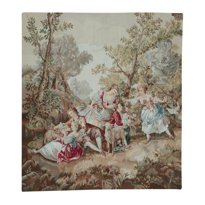 Hand-Knotted High-Quality Ivory Area Rug