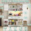 Cage Farmhouse Pantry, armoire de 71 po de hauteur avec prise de courant, éclairage à DEL, 2 tiroirs, 8 portes et rangement ouvert pour la cuisine et la salle à manger-627477102-631202091