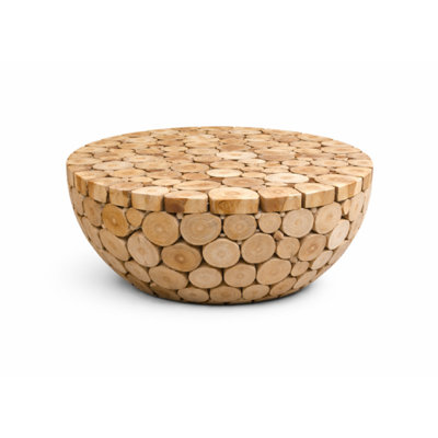 Rhona Solid Teak Wood Coffee Table