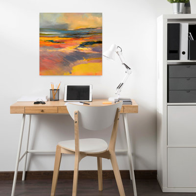 Blazing contemporain abstrait paysage art naturel
