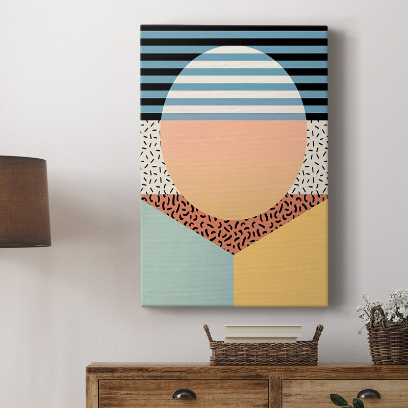Modern Memphis III - galerie sur mesure, H 27 po x l 18 po