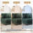 Upholstered Green Faux Rabbit Fur Flannel Armless Chair with Pillow Back, Single Chair Module Part For Sectional Sofa-1643568154