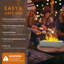 Cement Ethanol Tabletop Fireplace with Flame Guard