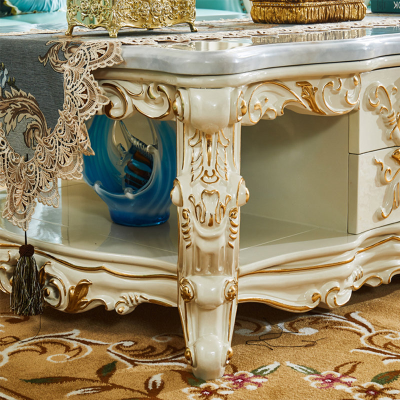 Table basse en marbre de style européen