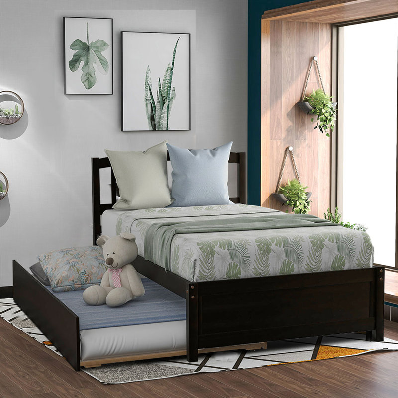 Franja Slat Bed, Espresso