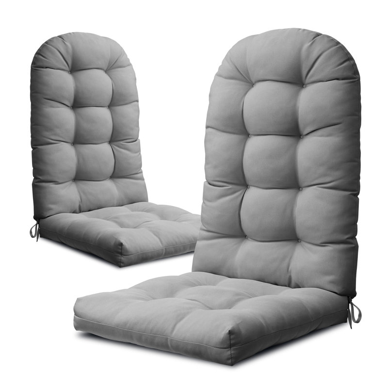 Coussin de chaise 2 pièces Adirondack, Gris
