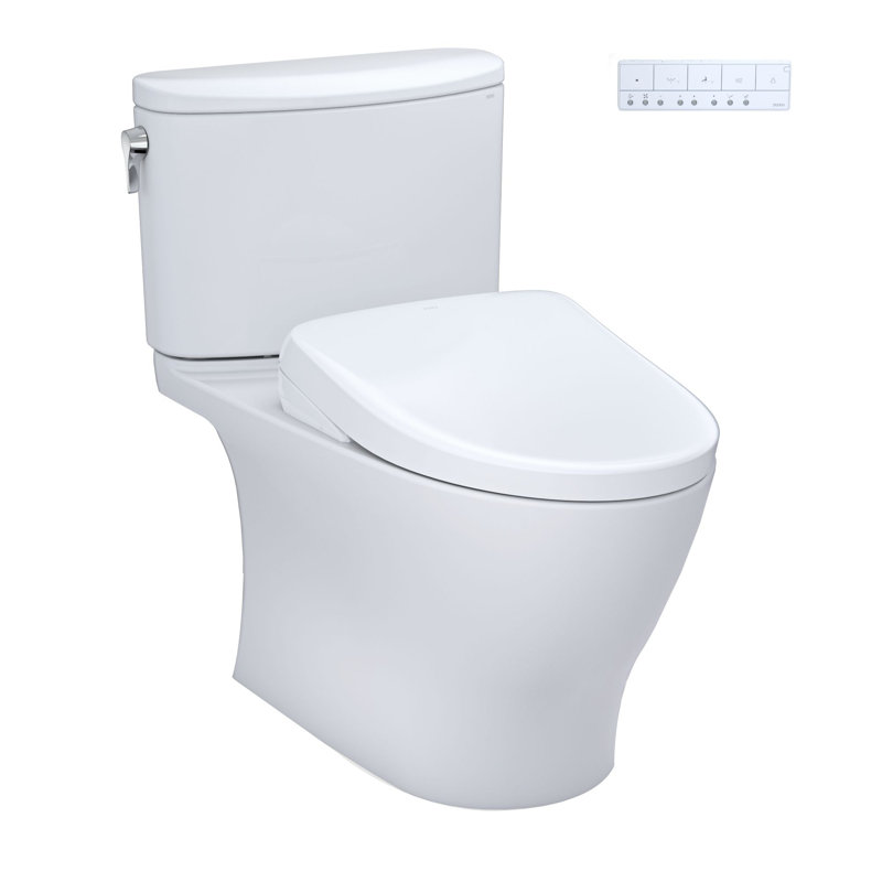 Nexus® 17.5" 1.28 GPF Elongated Floor Mounted Two-Piece Toilet (Seat Included) without Auto Flush