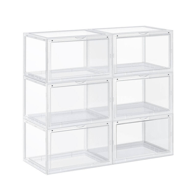 6 Pair Shoe Storage Box