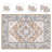 Eleana Vintage Distressed Washable Area Rug with Non-Slip Backing Brown Beige-302125899-335512313