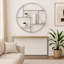 Étagère de rangement murale en fer et en bois de style moderne glam - 32 po x 7 po x 32 po-1552131638