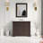 Fossen 42" Single Bathroom Vanity Set with Chocolate Cabinet and Engineered Marble Countertop-1299984124-1230142612