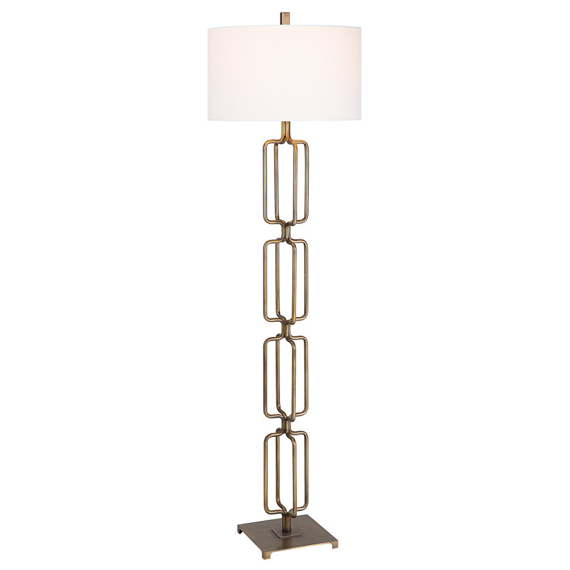 67'' Brown Traditional Floor Lamp