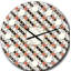 Horloge murale abstraite à motif abstrait IV-40747959