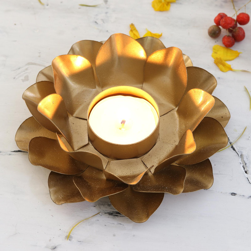 1.2'' H Stainless Steel Tabletop Tealight Holder