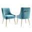 Chaise d'appoint rembourrée avec revêtement en velours Rizo-680038346-680038340