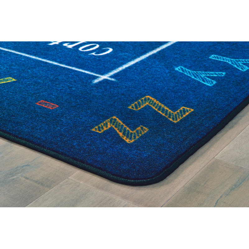 Rectangle Machine Tufted Nylon Rug, Rectangle 6' x 9'