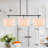 Konur 3 - Light Fabric Linear Kitchen Island Pendant-1982873382