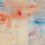White On Blue Painting