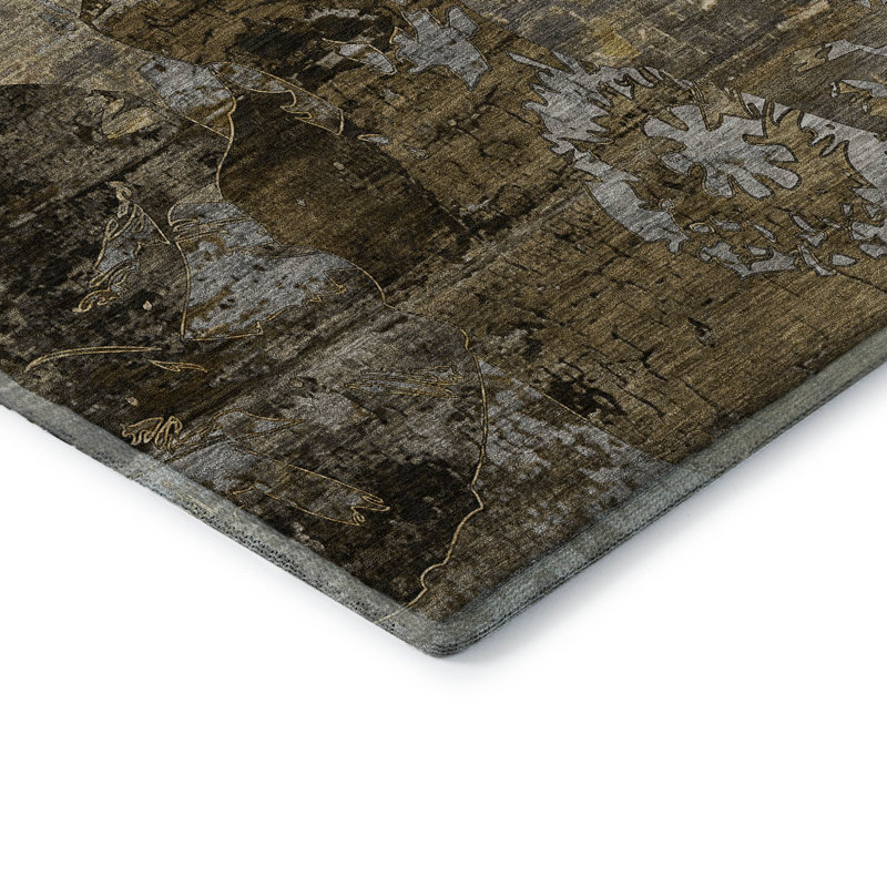 Tapis moka Cerrito AMF555 lavable à la machine de qualité supérieure, Rectangle 10 pi x 14 pi