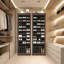 Armoire à chaussures, armoire de rangement pour chaussures avec portemanteau-1216024779