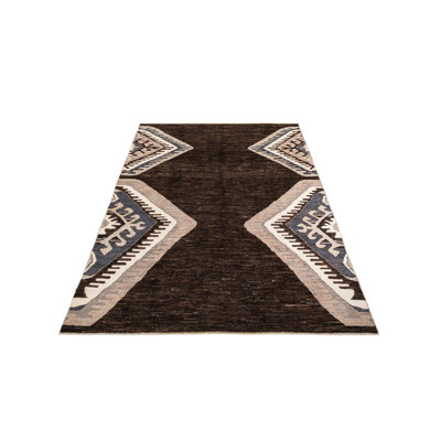 Tapis brun foncé Ottilie