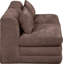 Causeuse modulaire en tissu Eilene Chenille-113470844-112472594