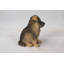 Sitting German Shepherd Puppy Statue