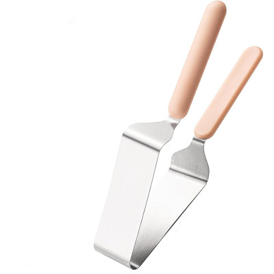 Adjustable Cake Cutter Slicer – 2-in-1 Stainless Steel Cake Server with Double Handle for Weddings & Parties