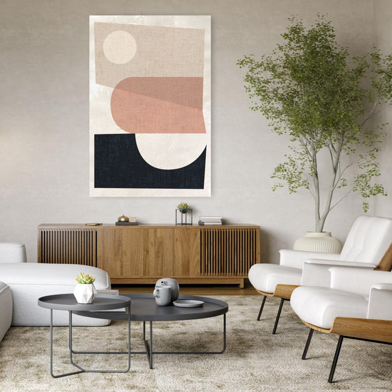 Art contemporain contemporain abstrait, H 48 po x l 32 po