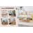 40.3" sturdy 2-layer coffee table-90382918