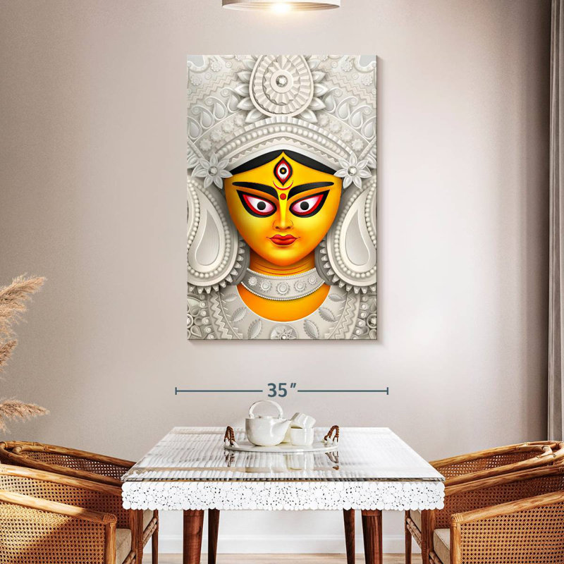 Adella Hindu Goddess Durga, 48" H x 32" W
